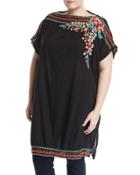 Janice Embroidered Long Tunic,