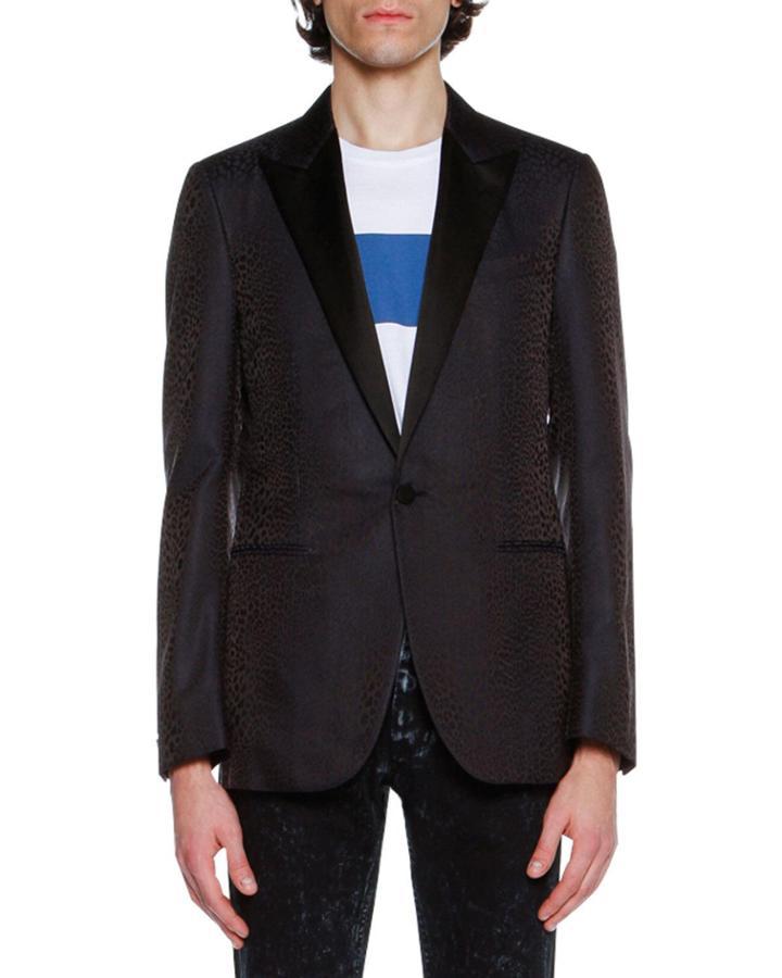 Evolution Eve Peak-lapel Evening Jacket, Navy