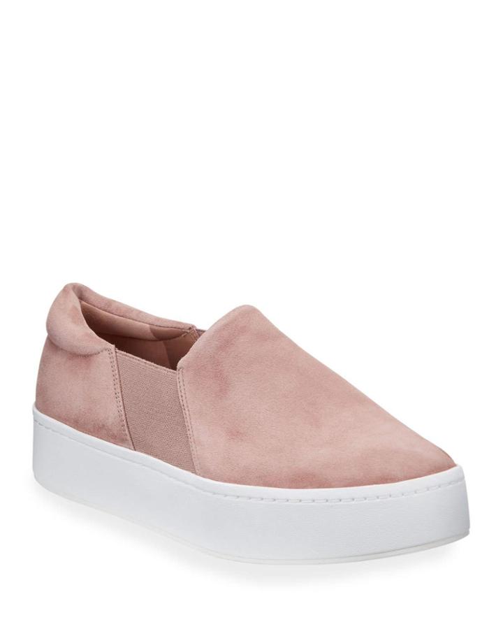Warren Suede Slip-on Platform