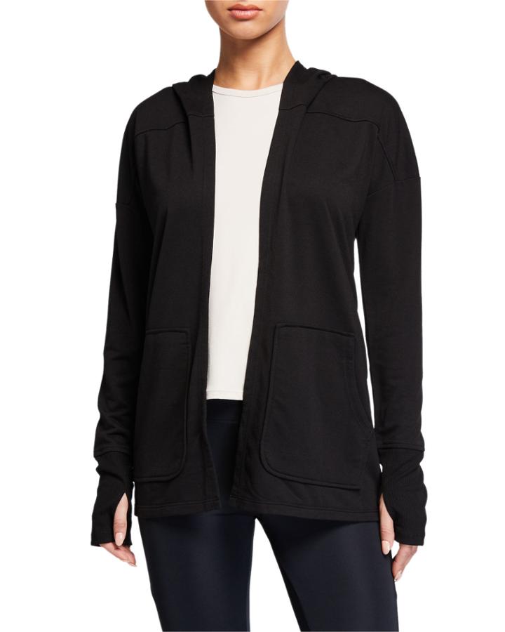 Sonoma Open Front Hooded Cardigan