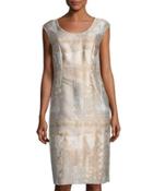 Welma Sleeveless Jacquard