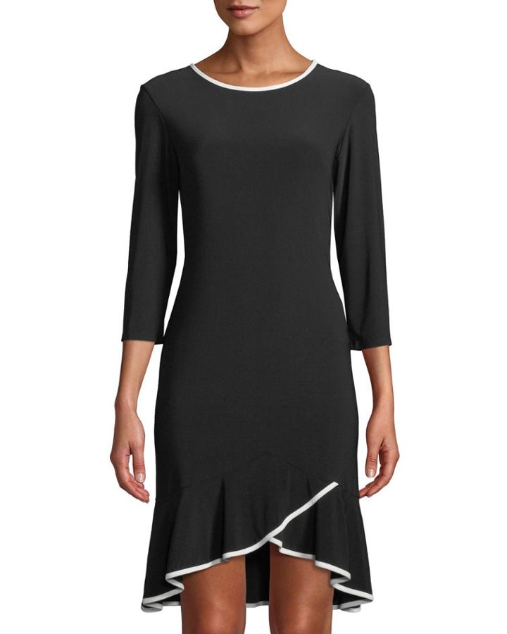 Contrast-piped Jersey