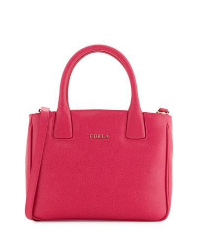 Camilla Small Leather Tote Bag, Gloss