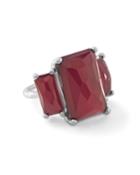 Rock Candy 3-stone Ring In Cherry