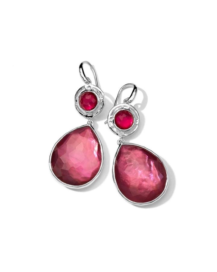 Wonderland Cutout Medium Circle Earrings In Aruba
