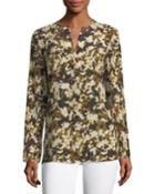 Zalina Long-sleeve Earthen Texture