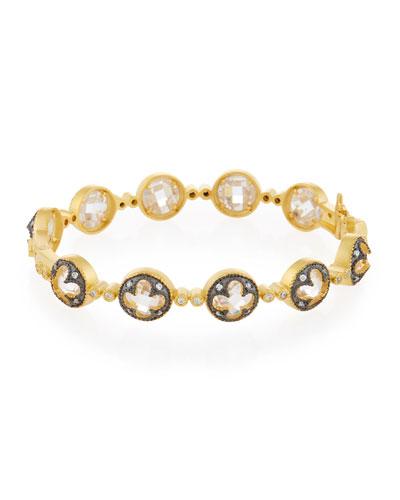 Round Clover-station Bangle