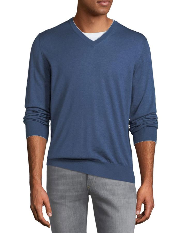 Cashmere Lightweight V-neck