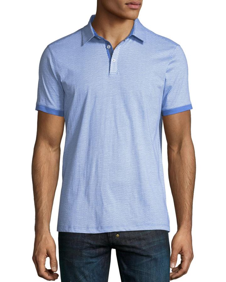 Mini-dot Jersey Polo