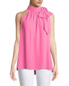 Bow-neck Halter Blouse