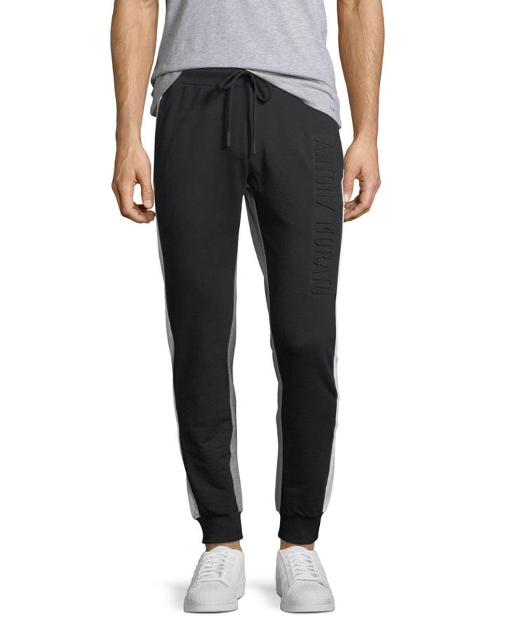 Men's Colorblocked Jogger Pants