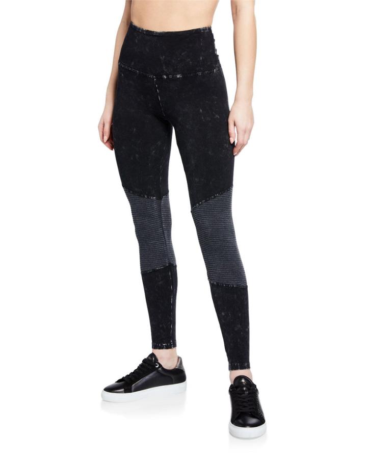 Juno Colorblock Marled High-waist