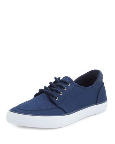 Pembroke Twill Low-top Sneaker, Navy/white