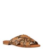 Burnett Snake-embossed