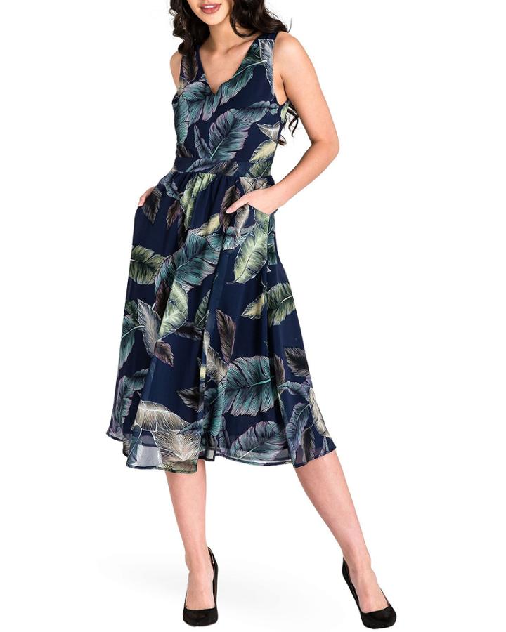 Naya Tropical Leaf-print