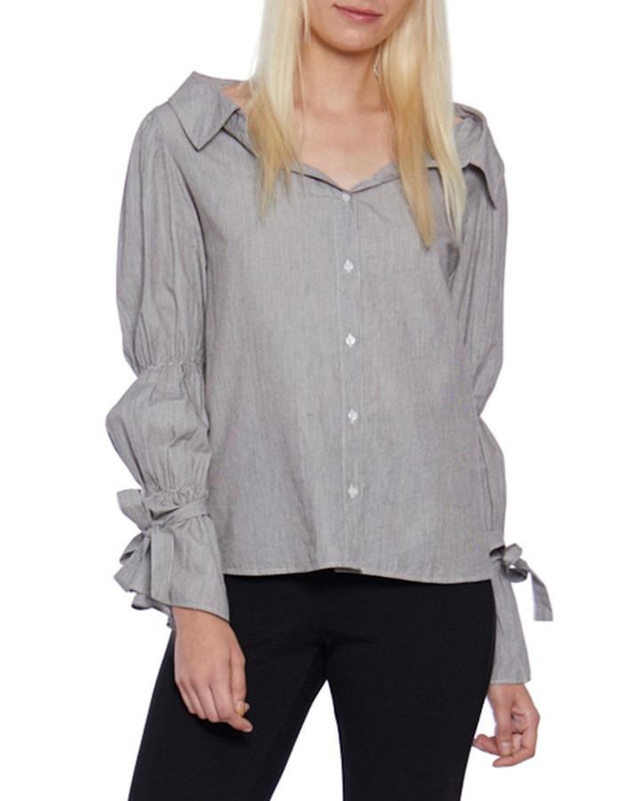 Felando Button-down Cotton Top