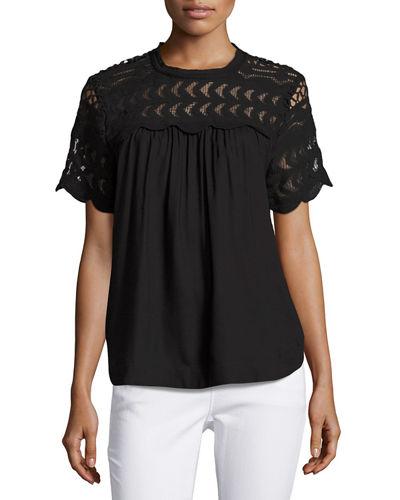 Short-sleeve Crewneck Top