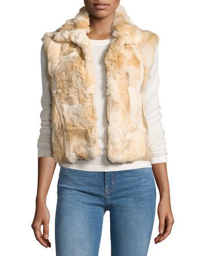 Fitted Rabbit Fur Vest