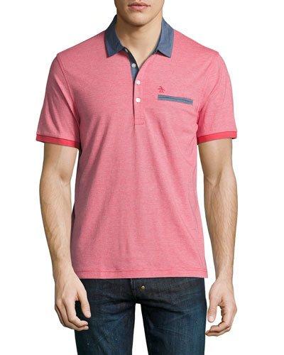 Welt-pocket Cotton Polo