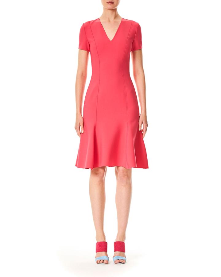 V-neck Short-sleeve Virgin-wool