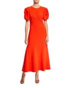 Its Up To You Knotted-sleeve Dress