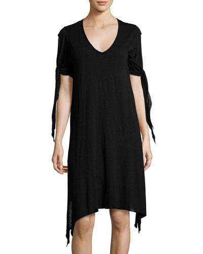 Cecila Jersey Dress, Black