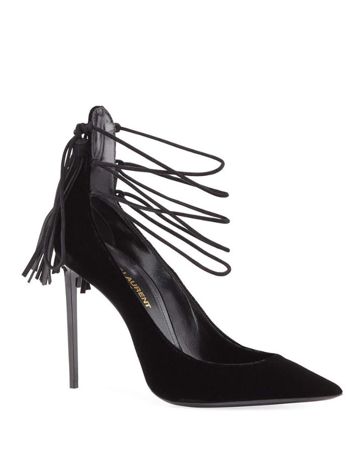 Suede Ankle Tie