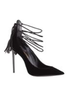 Suede Ankle Tie