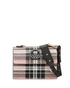 Etienne Plaid-printed Leather