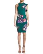 Pabal Ruffle-trim Floral-print Dress