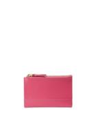 Saffiano Leather Double-zip Wallet