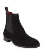 Men's Suede Chelsea Boots