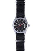28mm Trooper Canvas Strap Watch, Black