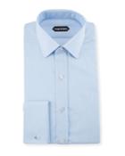 Men's Striped Spread-collar Dress