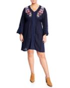 Pascal Bell-sleeve Dress,