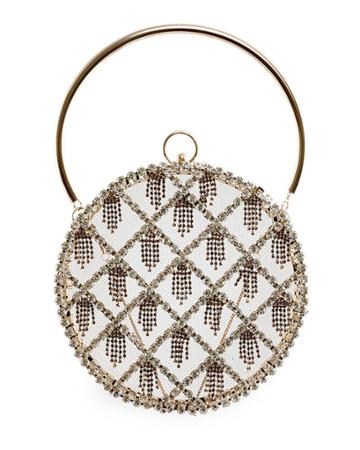 Gautier Embellished Circle Bag