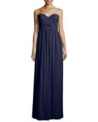 Sweetheart Chiffon Floor-length Dress