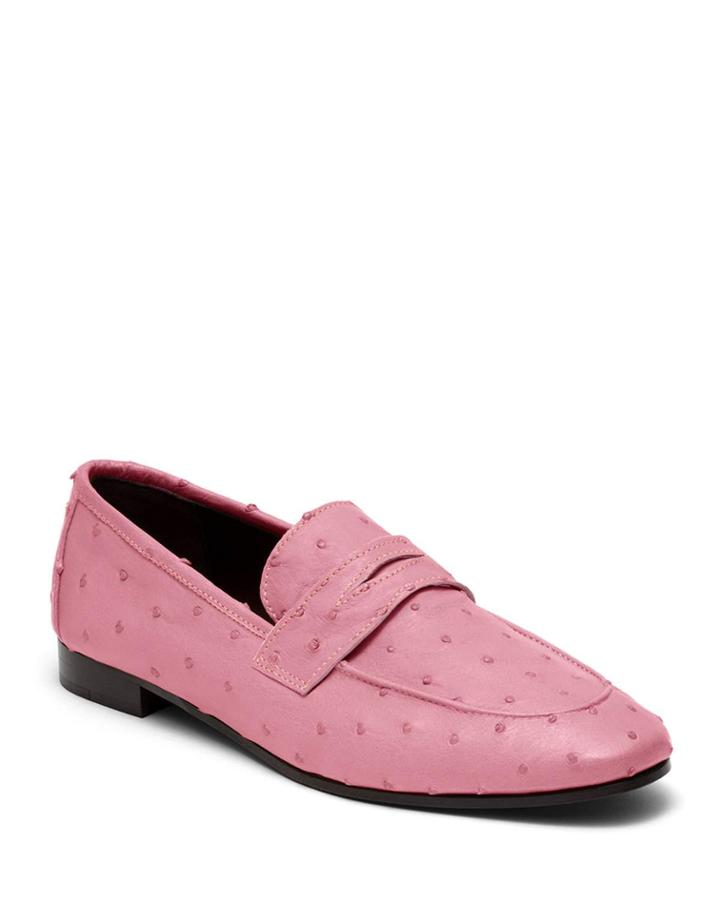 Flaneur Ostrich Slip-on Flat