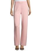 Santana Knit Stove-cut Pants, Pink
