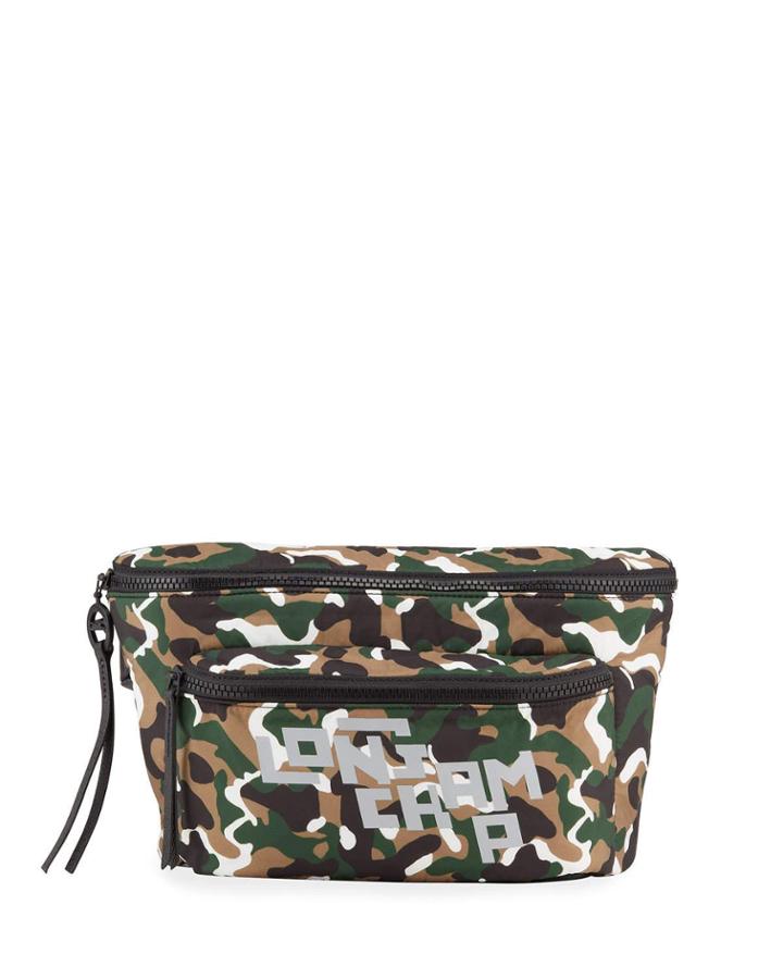 Le Pliage Lgp Camo-printed Belt Bag