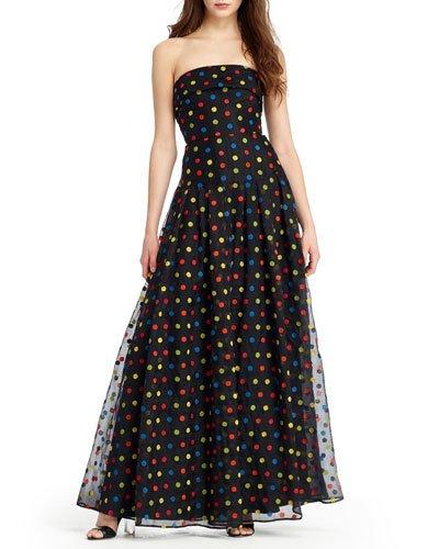Polka-dot Embroidered
