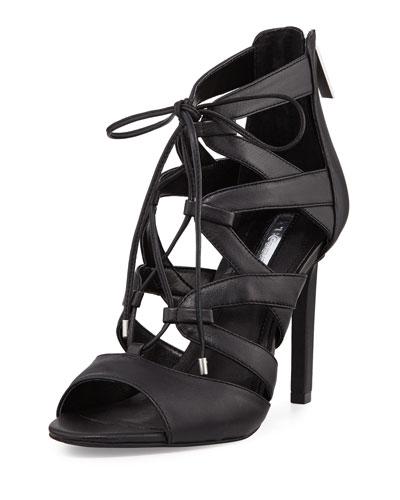 Carmeena Lace-up Leather