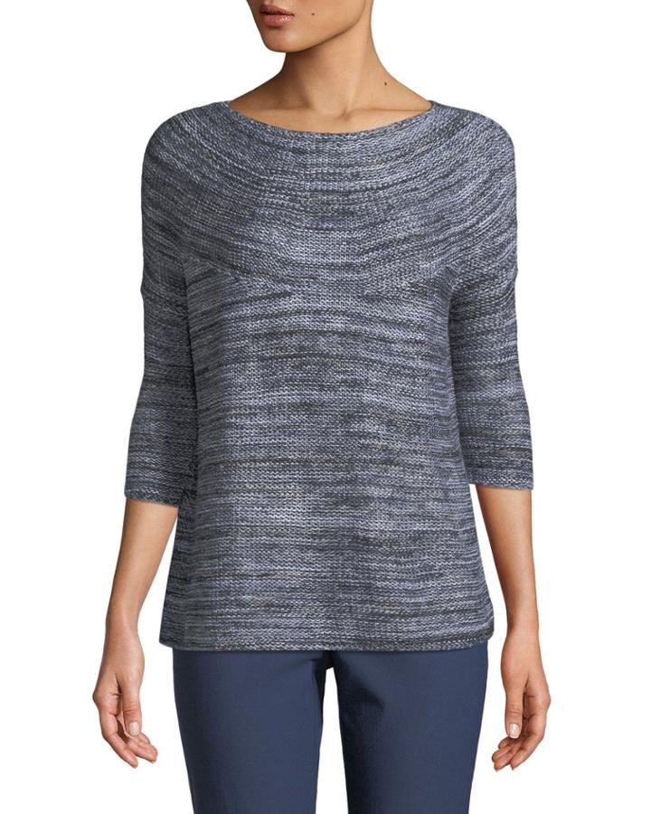 Mixy Heathered Knit Top