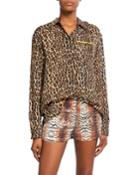 Future Ex Bf Leopard Button-up