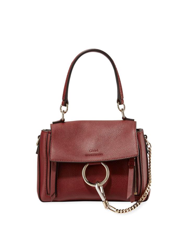 Faye Small Calfskin Crossbody Bag,