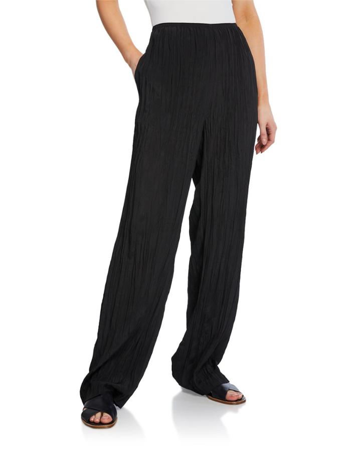 Crinkle Pull-on Pants
