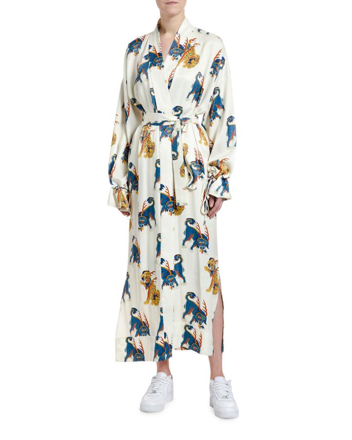 Haetae Viscose Kimono Robe