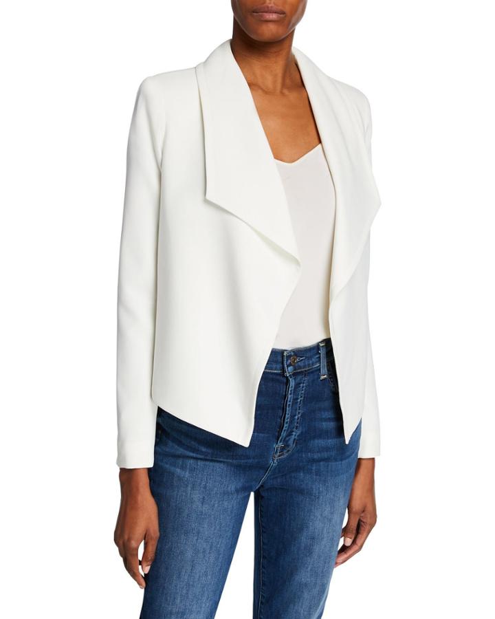 Open-front Drape Blazer