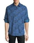 Classic-fit Paisley Jacquard Sport