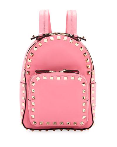 Rockstud Mini Leather Backpack